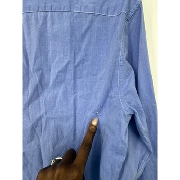 John Varvatos Star USA Men's Button Down Shirt L Long Sleeve Casual Workwear - Picture 5 of 7